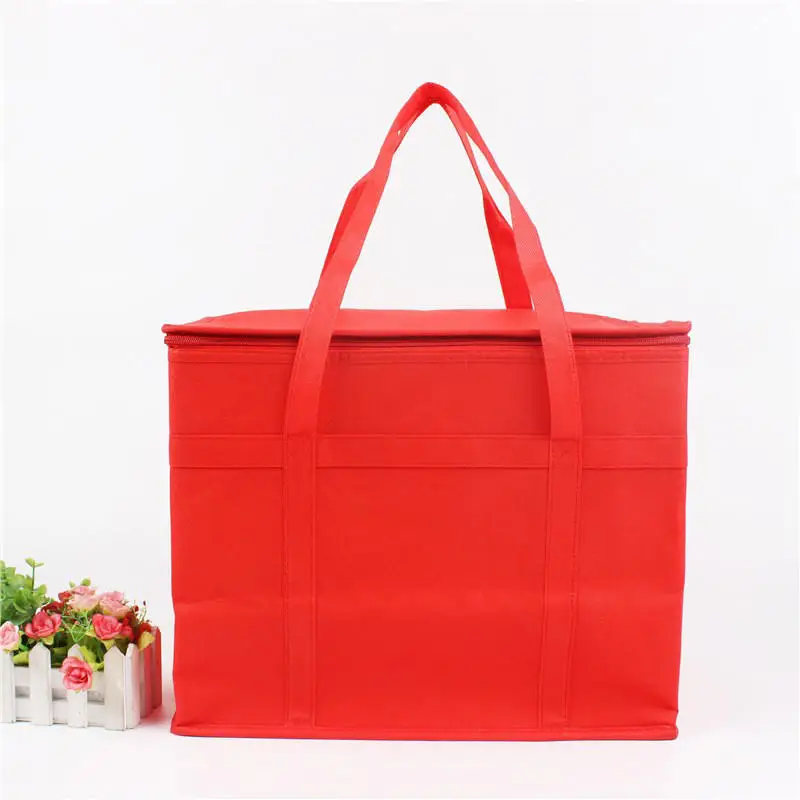 سعة كبيرة معزول أكياس البقالة طوي قابلة لإعادة الاستخدام لينة حقيبة للحفاظ على البرودة خفيفة الوزن الساخن الباردة الوجبات الجاهزة حقيبة توصيل الطعام 2025 جديد #4