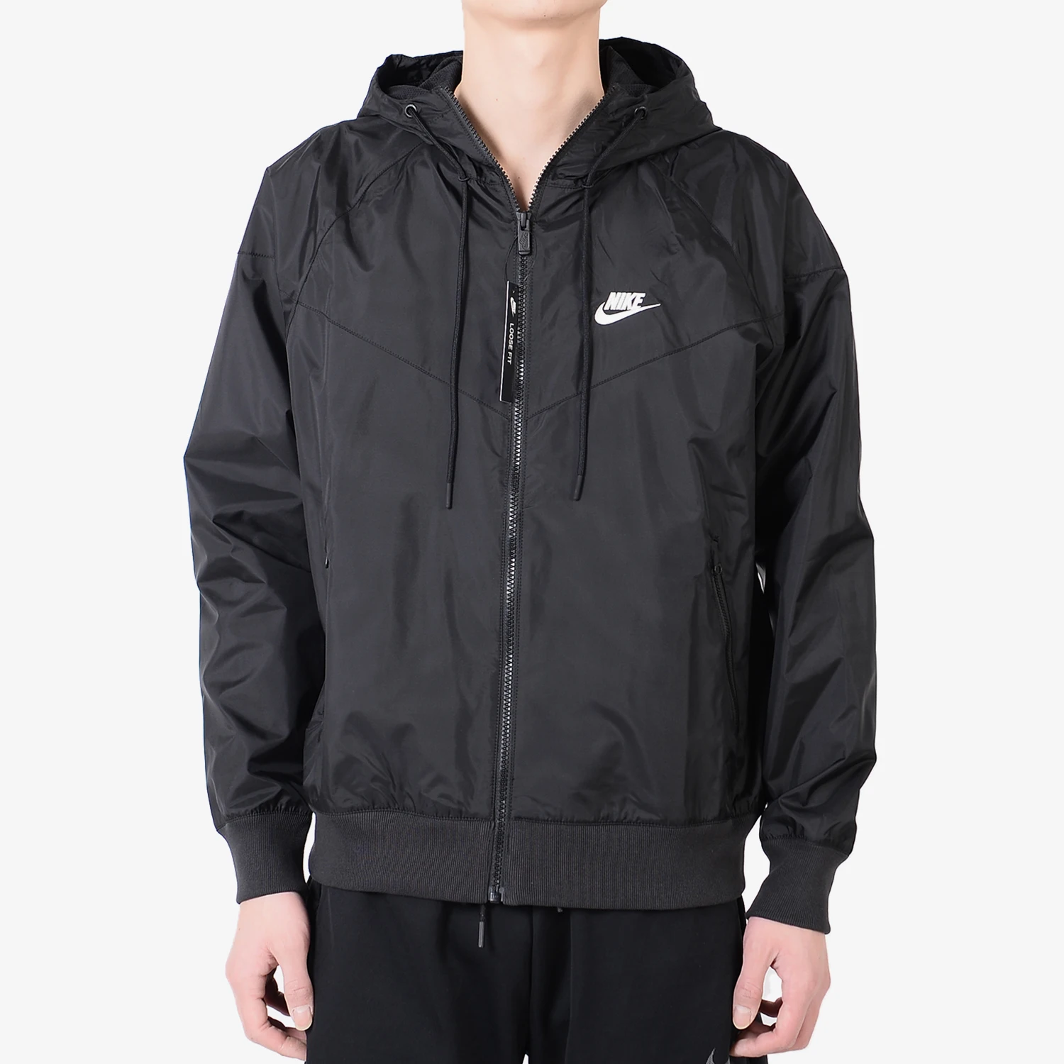 

Оригинальная мужская спортивная ветрозащитная модная куртка с капюшоном Nike AR2192-010