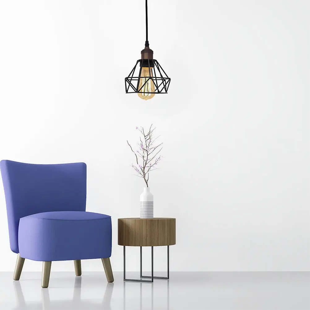 

2 шт., железный художественный абажур, винтажный потолочный светильник, чехол для домашнего отеля, бара, абажур, светильник, часть светильника