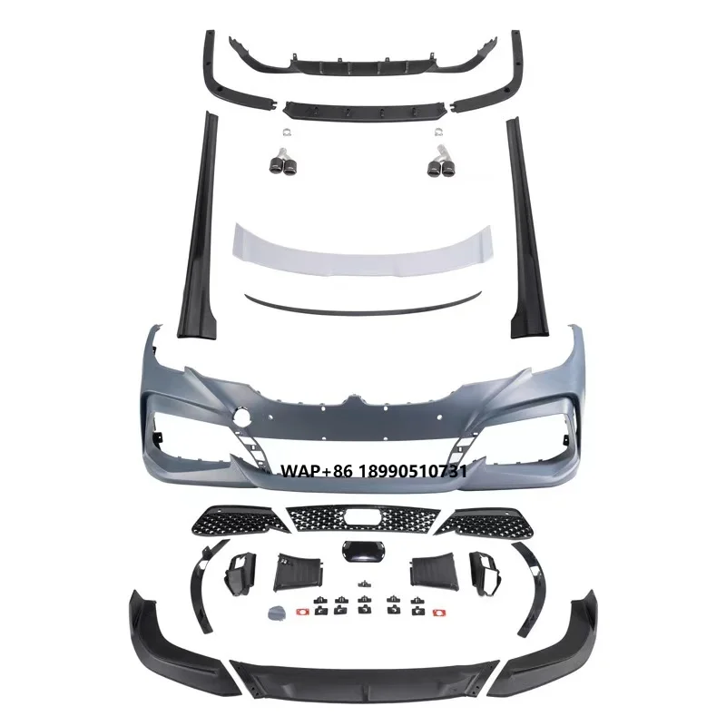 

Large Surround Front Bumper Rear Lip Rear Wing Side Skirt Body Kit for 3 Series G20 YOFER GS380
