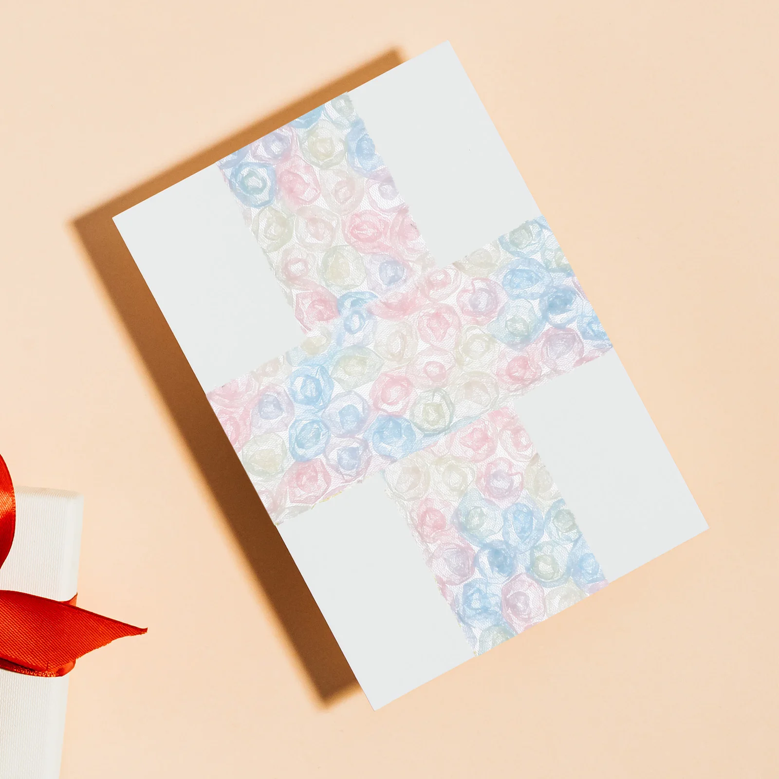 

Colorful Rose Embroidered Gauze Fabric 1 Roll for Costume Making Dress DIY Craft Decorative Clothing Sheet Sewing Embellishment