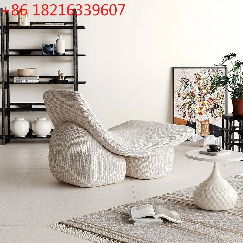 YAO Creative Leisure Designer Lounge Chair, Modern Single Sofa Chair, Living Room, Homestay Hotel, Can Recline on Lazy Sofa
