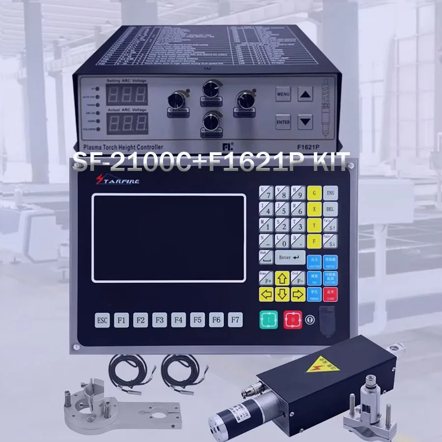 CNC plasma controller kit SF2100CTHC JYKB-100-DC24V F1621P wireless remote control F1510 F1521 RF06A
