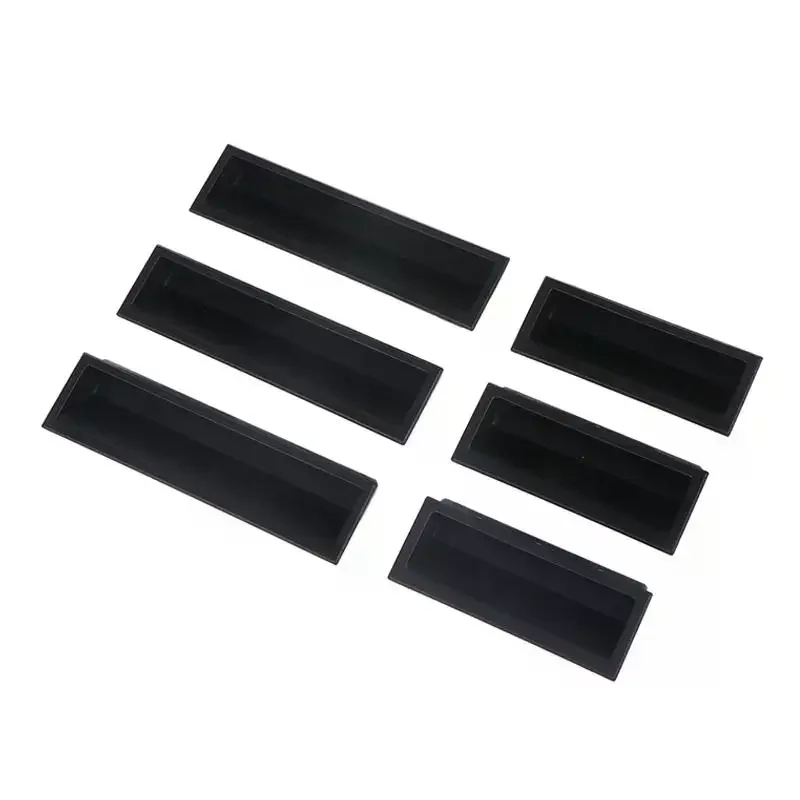 

Industrial Iron Sheet Cabinet Pull Plastic Concealed Handle Recessed Plastic Grip For Chassis Door Handle