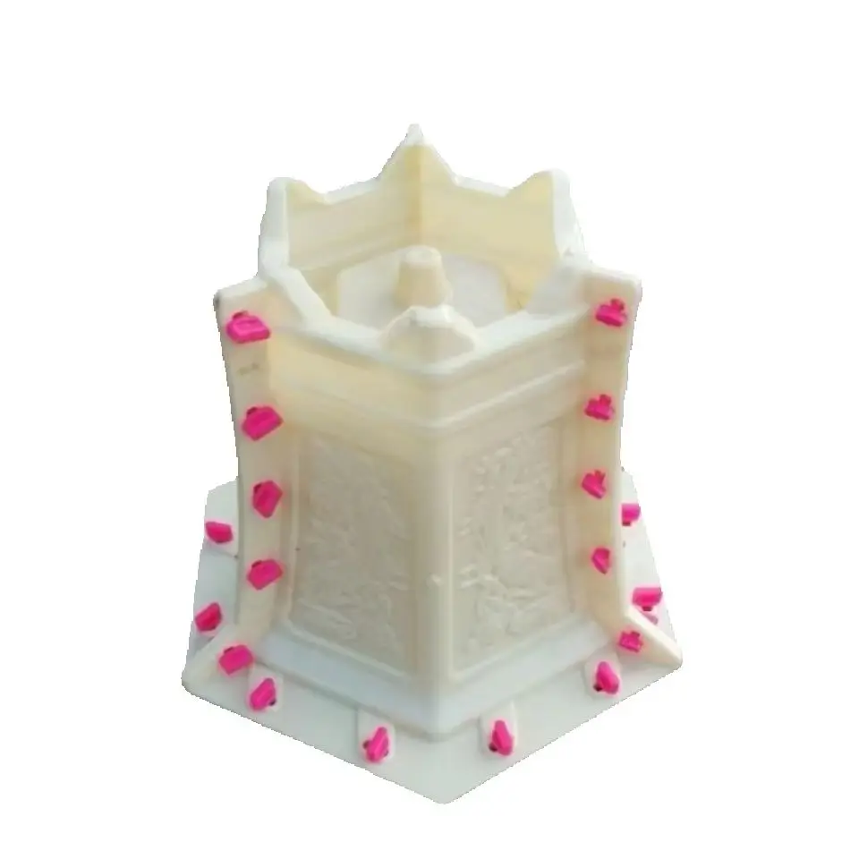 New Hexagonal Orchid Pot Mold Thickened Full Set of Cement Mold Square Bonsai Bottom Grouting Model
