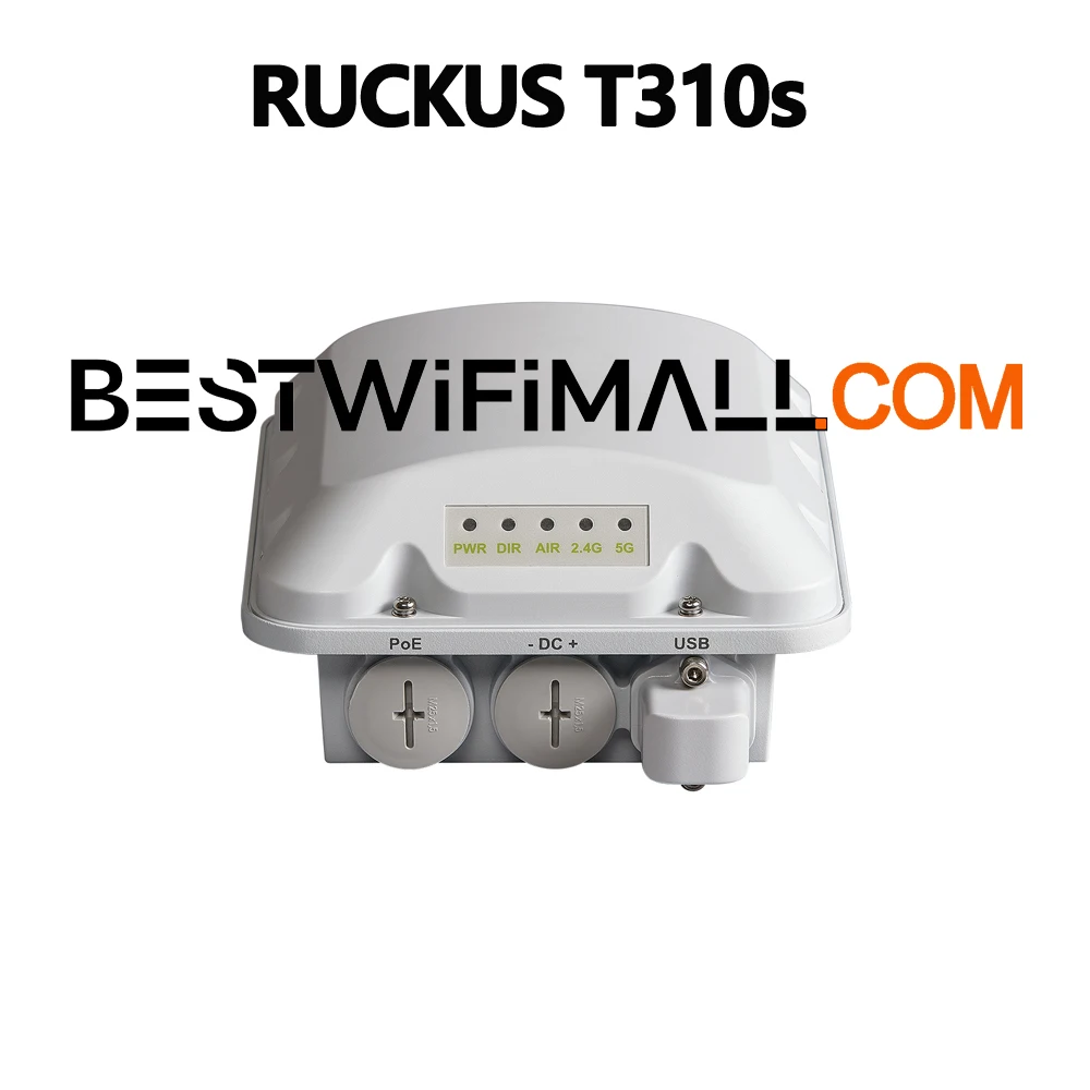 RUCKUS NETWORKS T310s 901-T310-WW51 Sector 120° ZoneFlex AP Outdoor Wireless Access Point 802.11AC, 2x2:2 BeamFlex+ Dual-band