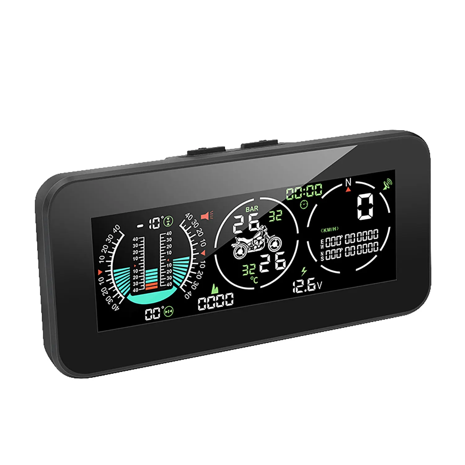 Hot F3 3-in-1 Universal LCD GPS Speedometer Altimeter Compass Cars Motorcycles Accurate Navigation Offroad Terrain Monitoring