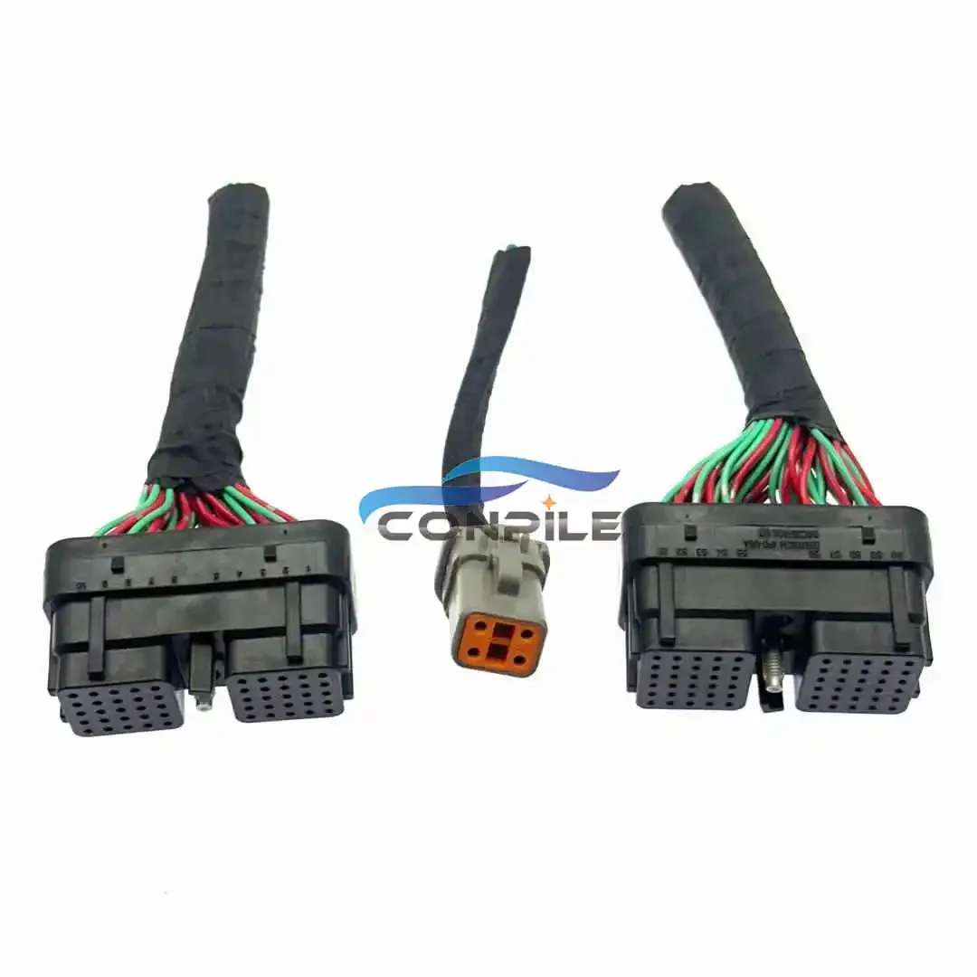 

1 шт. для экскаватора Komatsu PC200/220/210/240/360-8 разъем платы ЭБУ двигателя 4-контактный 50-контактный 60-контактный кабель