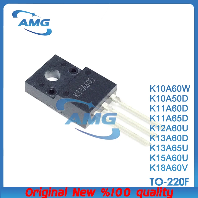 10 Pz 10A 11A 12A 13A 15A 18A 12A 500V 600V 650V Pacchetto To-220 K13A60D K12A60U K11A65D K18A60V K11A60D K15A60U K10A60W K13A65U