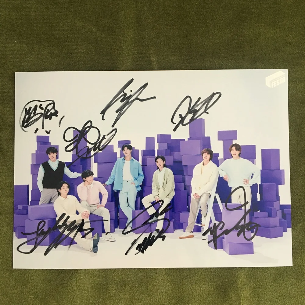 K-pop Kangion groupサイン入り写真、5*7、2023 - AliExpress 15