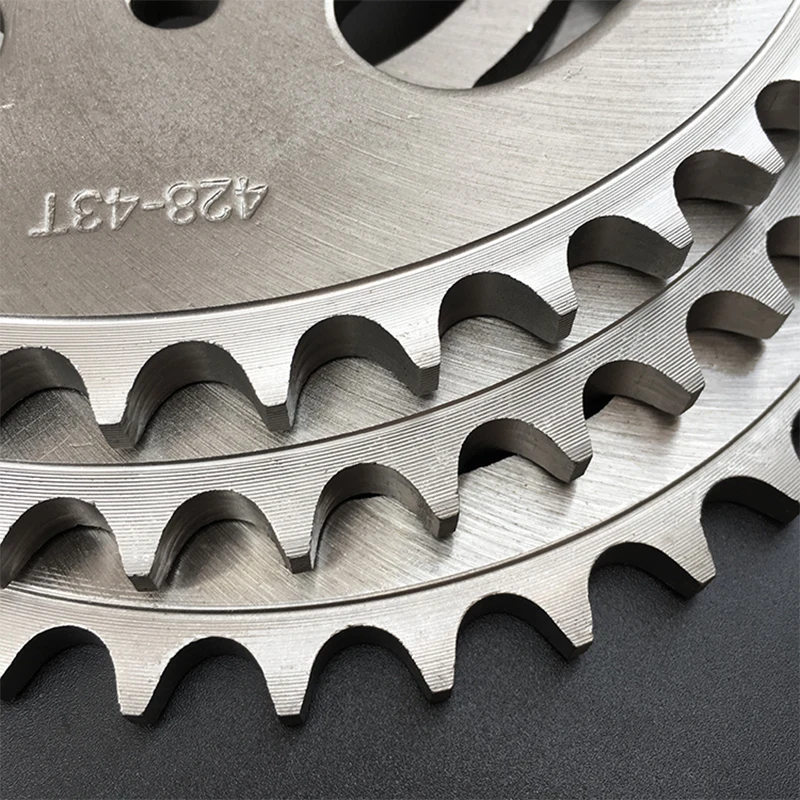 Alloy Steel 58mm 428 Chain 34T 36T 38T 40T 42T 43T 45T 48T 53T Rear Sprocket for CG125 CBF CM CBT125/150 Motorcycle Bike