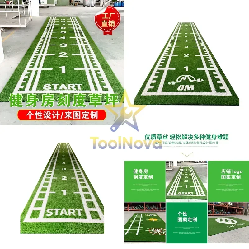 2026*Hotsale Functional lawn gym scale pattern artificial personal training studio carpet Functional scale lawn