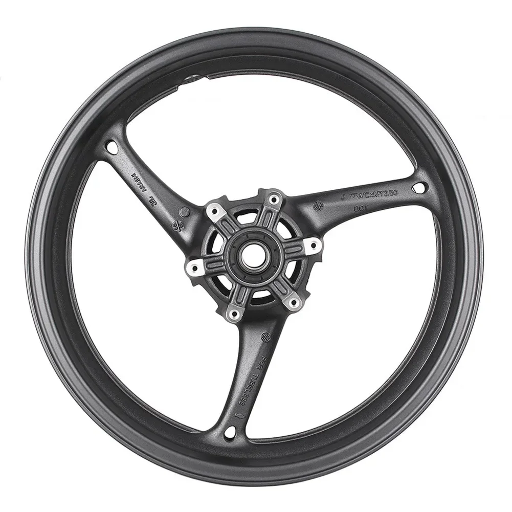 أسود غير لامع لسوزوكي GSXR600 GSXR750 2008-2010 & GSXR 1000 K9 2009-2016 استبدال حافة العجلة الأمامية من الألومنيوم للدراجات النارية