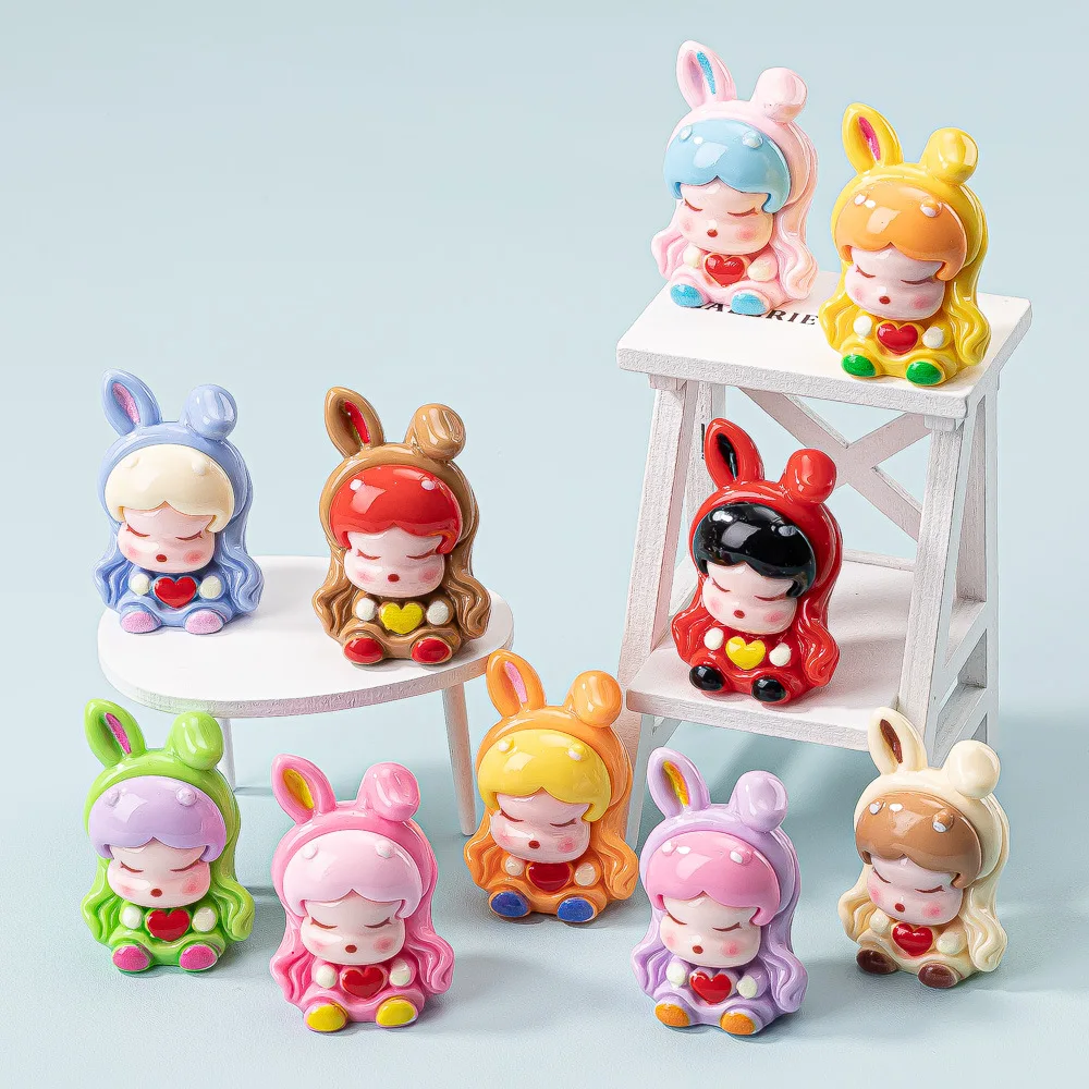 

New Baby Three Doll Mini Figurine Home Desktop DIY Decoration Ornament