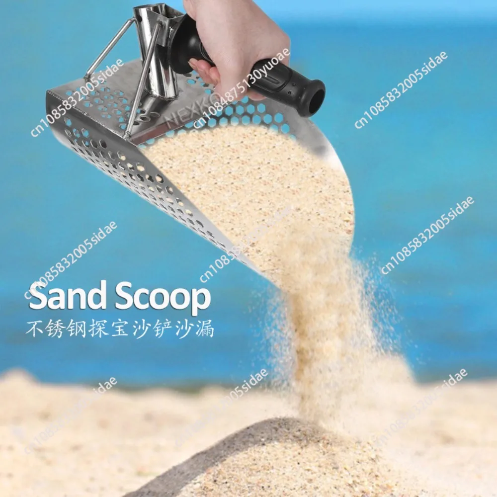 Stainless Steel Beach Shovel Metal Detector Sand Spoon Treasure Hunting  Detector De Metal