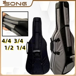 Cello 1/4  1/2  3/4  4/4 soft bag cello Backpack cello case with Thicken waterproof Oxford cloth,free with separate bow case