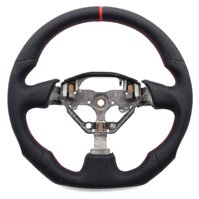 For Toyota MR2, fully perforated red line steering wheel base
