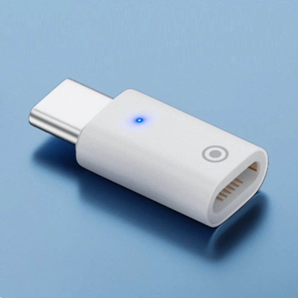 محول شحن موصل شاحن احترافي التوصيل والتشغيل مع ضوء المؤشر لقلم Apple الجيل الأول