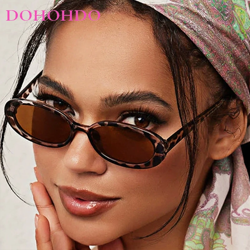 

Retro Small Oval Frame Women's Sunglasses Luxury Brand Design Man Sunglass Summer Driving Travel Female Eyeglasses UV400 Lentes