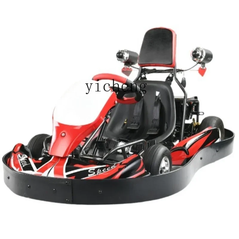 

Внутренняя и наружная гусеница, электрические гонки для картинга, четырехколесный аренда, пляж