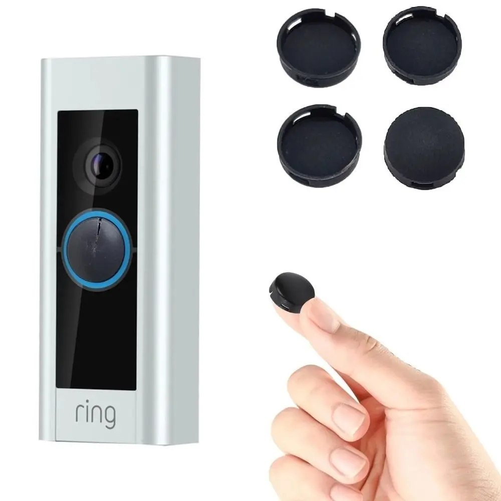 4Pcs Silicone Doorbell Button Replacement Easy To Install Portable Video Doorbell Buttons Damaged Broken Cracked Convenient
