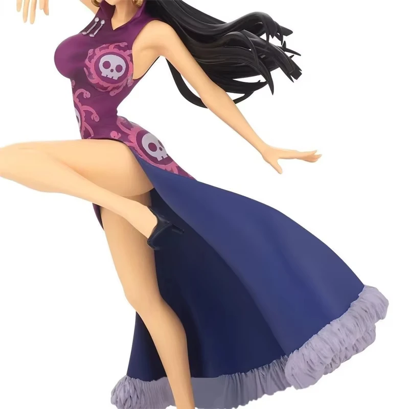 Figur Mainan Anime One Piece Boa Hancock GK Putri Ular Action Figure Boneka Gadis Cheongsam Seksi Patung Figur PVC