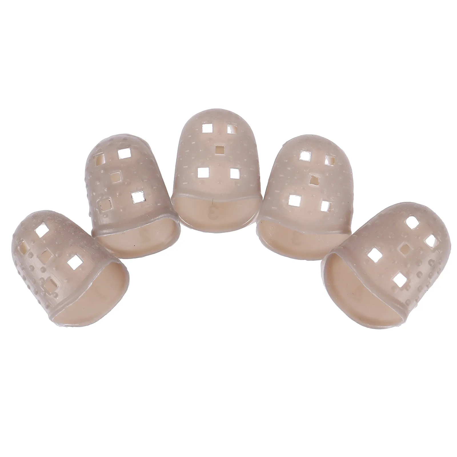 

25Pcs Finger Protection Cover Silicone Guitar Fingertip Guards Flexible Finger Caps Comfortable for Guitar Players