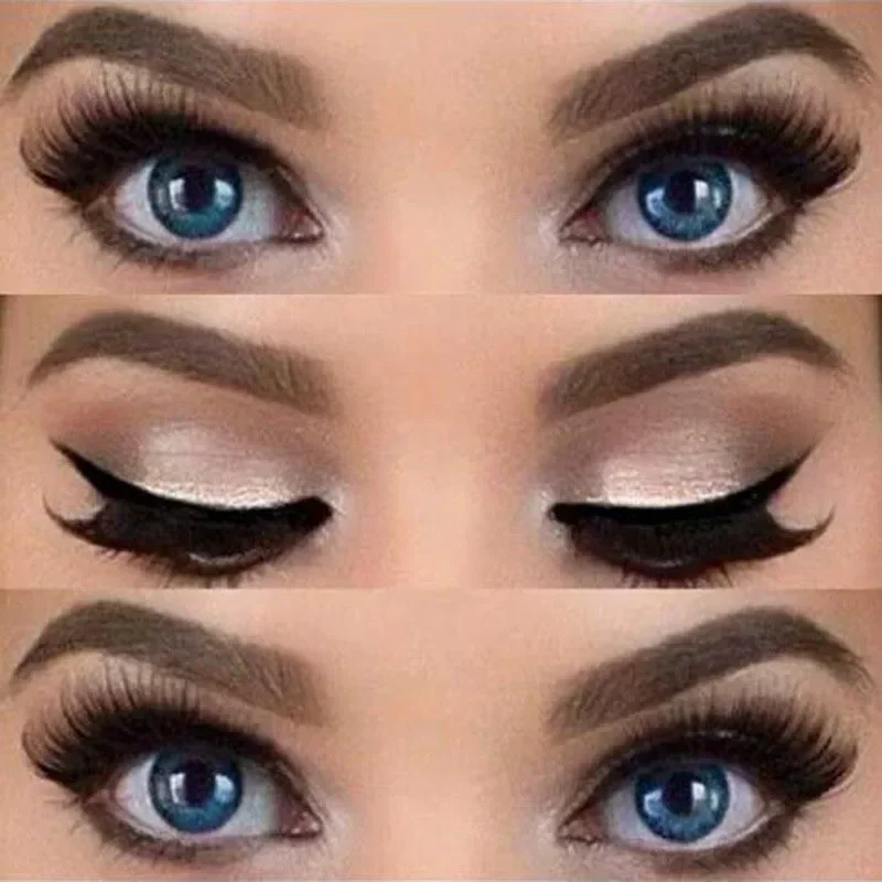 1/pc Eyeliner szablony skrzydlate Eyeliner modele szablony szablony narzędzia do kształtowania brwi karta przybory do makijażu cieni do powiek