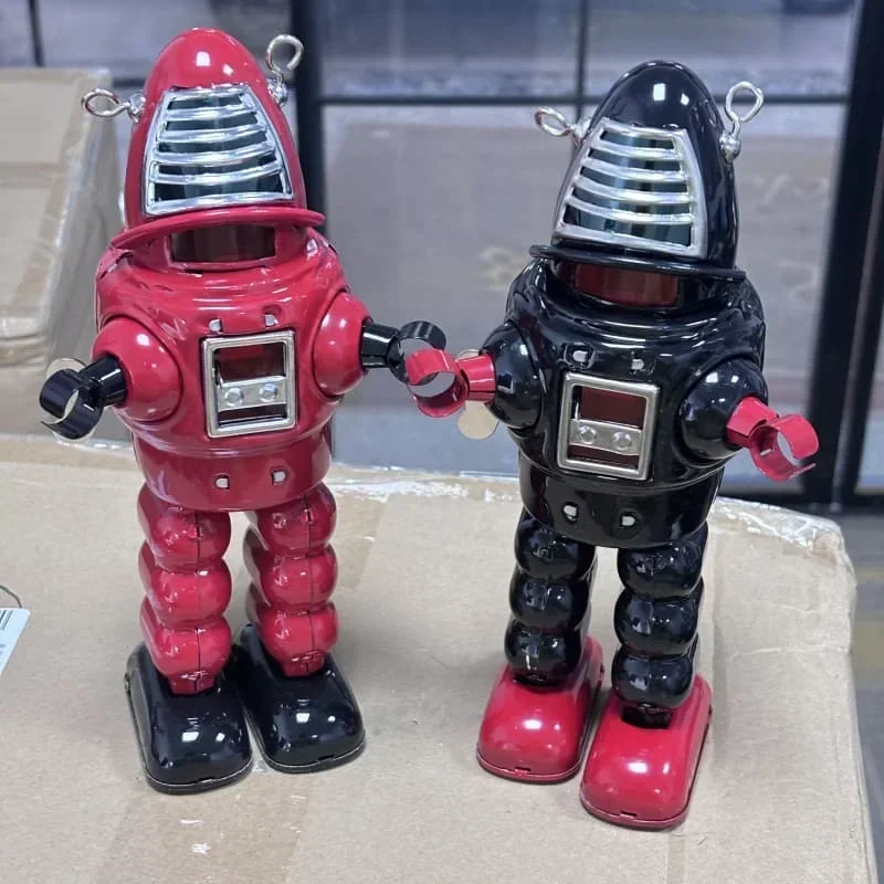 

Space Mechanical Planet Bullet Robot Clockwork Toy Adult Collection Retro Wind Up Toy Metal Tin Figures Model Kids Brithday Gift