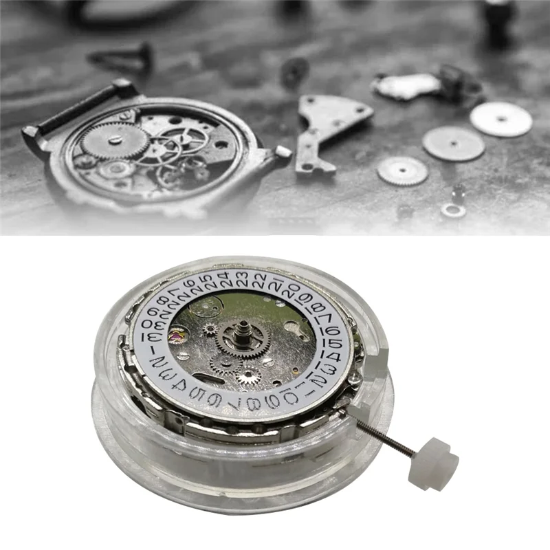 

DG3804-3 Watch Movement 2813 Four-Needle 3 O'Clock Calendar Automatic Mechanical Movement Replacement GMT2813