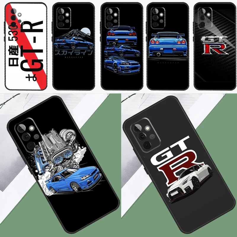 JRM Skyline GTR R34 Phone Case For Samsung Galaxy A34 A54 A14 A51 A71 A12 A22 A32 A52 A72 A13 A33 A53 A73