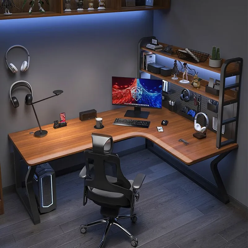

Corner gaming table, desktop, computer desk, household bedroom beveled corner