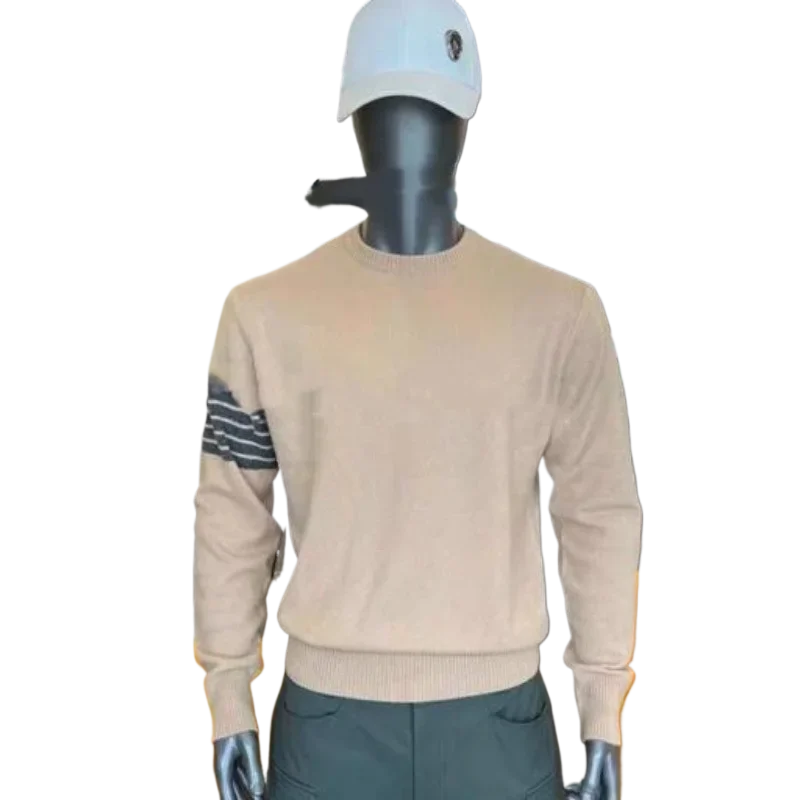 Sweater Golf Men's High Quality Cashmere High Quality Soft Fabric Knitted Sweater Sports and Leisure Versatile Top