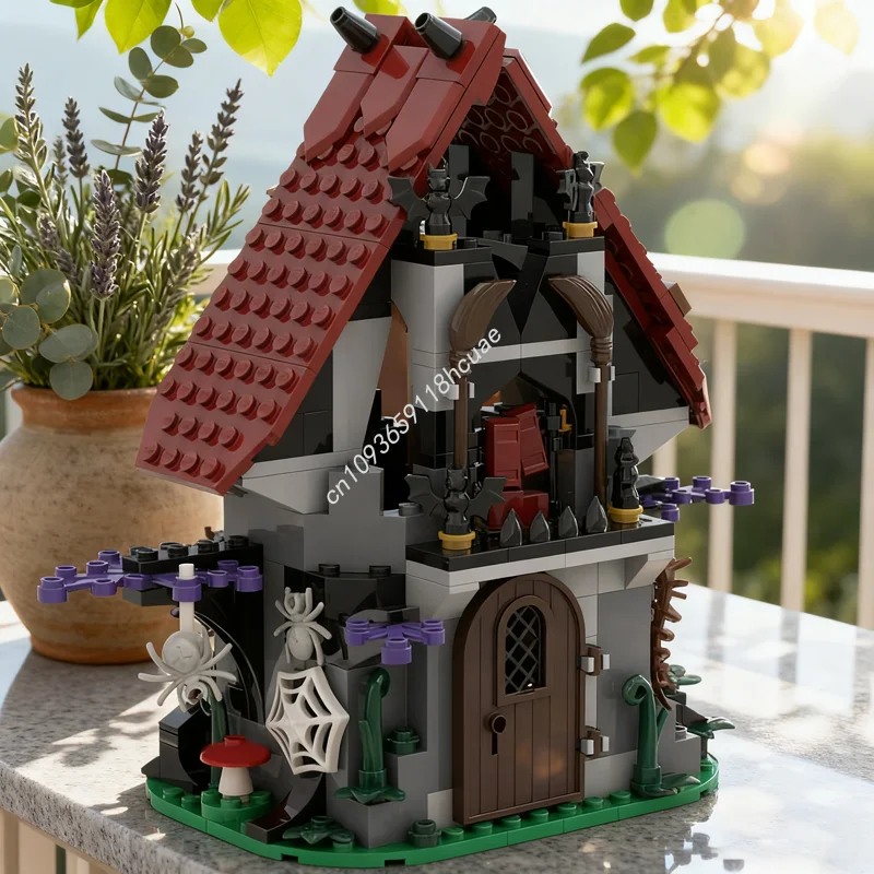 

313 шт. MOC Willa S Magic Workshop Модель замка Строительные блоки Игрушка DIY Творческая идея Образовательный кирпич Рождественские подарки Дети