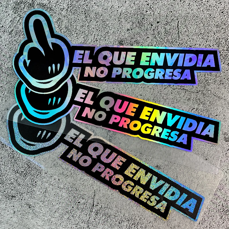 

1 шт. EL QUE ENVIDIA NO PROGRESA наклейки на мотоцикл водостойкие для мотоцикла топливный бак окна автомобиля универсальные виниловые наклейки