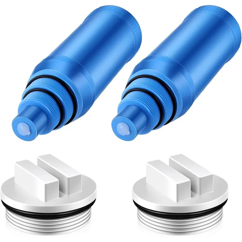 

Sep N12R 2Pcs 1.5" Threaded Pool Spa Return Line With 2Pcs 9 Inch Above Ground Pool Skimmer Guard& Winterizing Plug