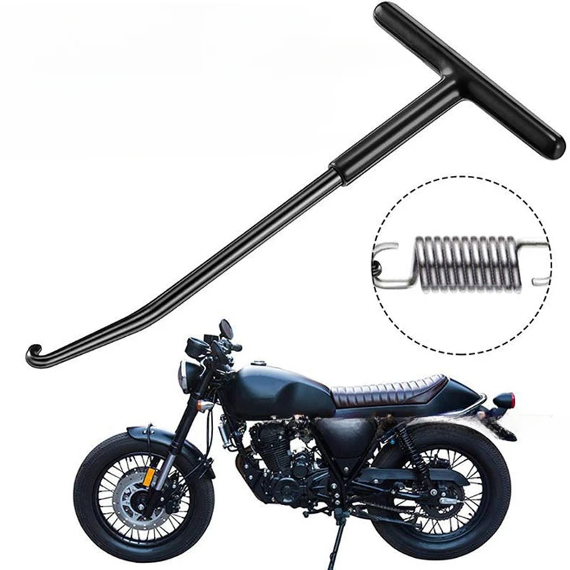 

1PCS Repair Tool for Springs Removal Motorcycle Exhaust Spring Hook T Shaped Handle Exhaust Pipe Spring Puller Installer Hooks