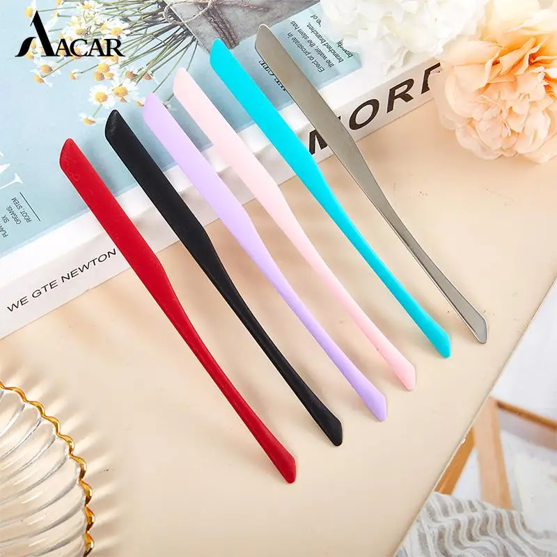 1PCS Silicone Spatula Heat Resistant Flexible Non-Stick Slim Spatula Best For Jars Blender And More