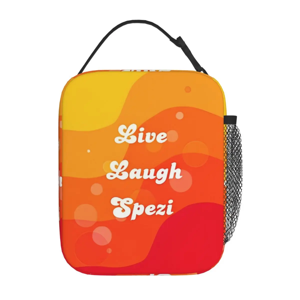 Live Laugh Paulaner Spezi Insulated Lunch Bags Thermal Lunch Container Large Tote Lunch Box Food Storage Bags Office Travel