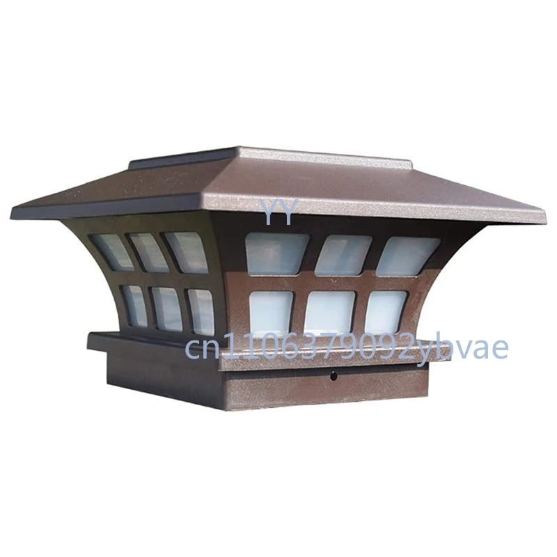 

Waterproof Solar Post Light Outdoor Garden Column Gate Fence Landscape Wall Lamp