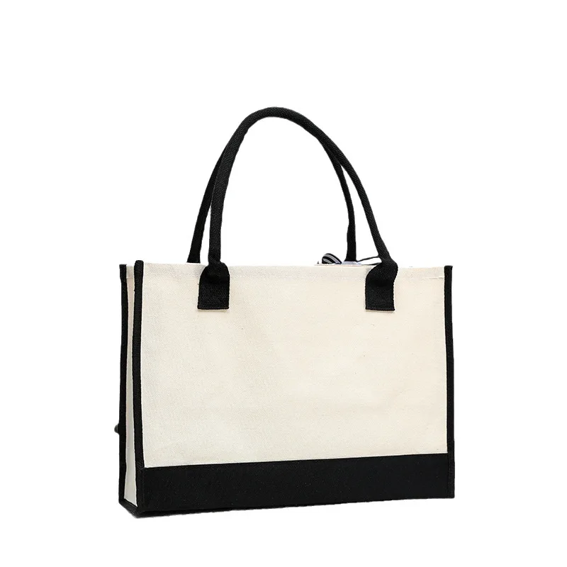 حقيبة يد جلدية مطبوعة بأحرف، حقيبة حمل رجالية ذات سعة كبيرة، حقيبة حمل عصرية متعددة الوظائف.