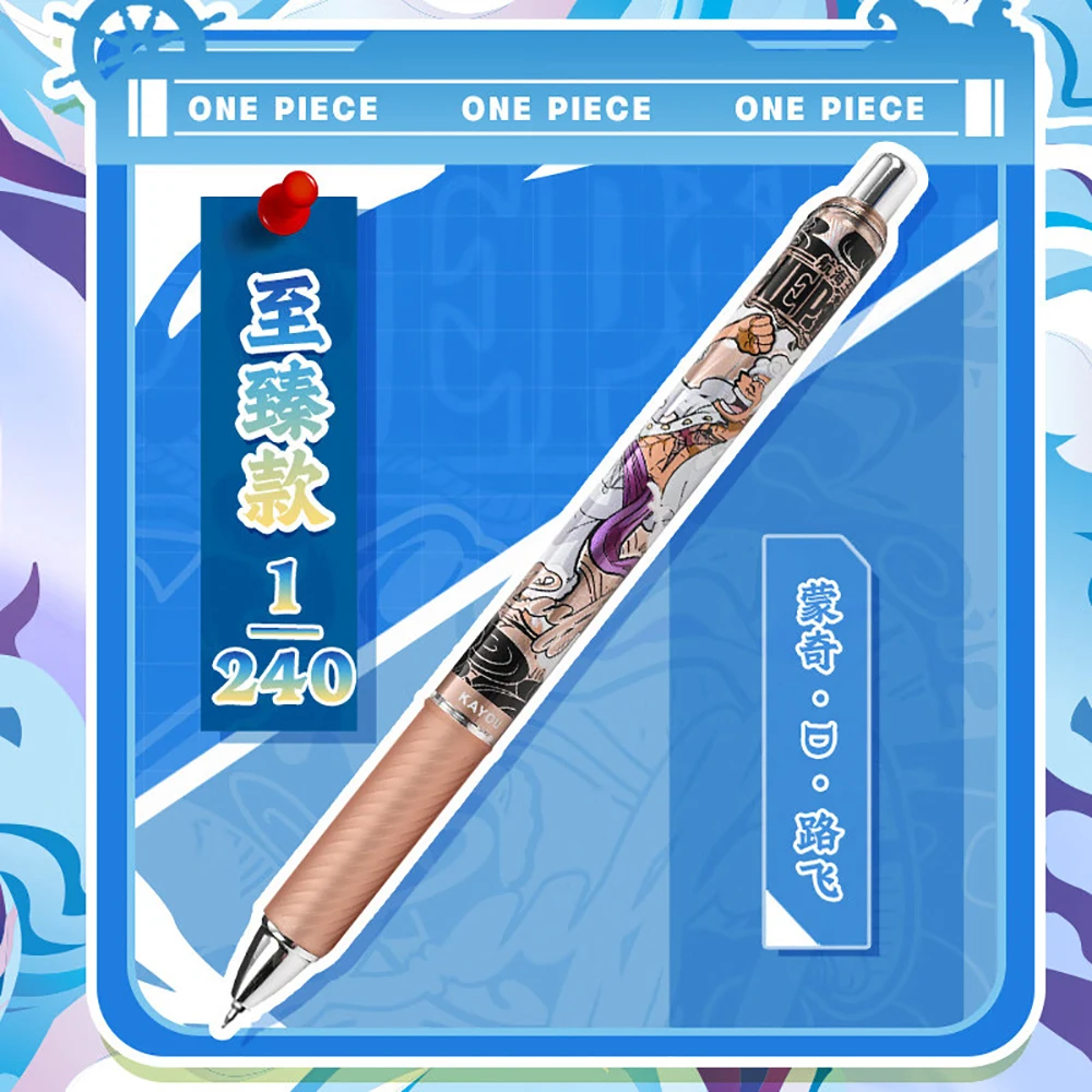 本物の Kayou ワンピース文具ブラインドボックス ロロノア・ゾロキャラクターボールペン スムーズな書き心地のおもちゃコレクター向けギフト