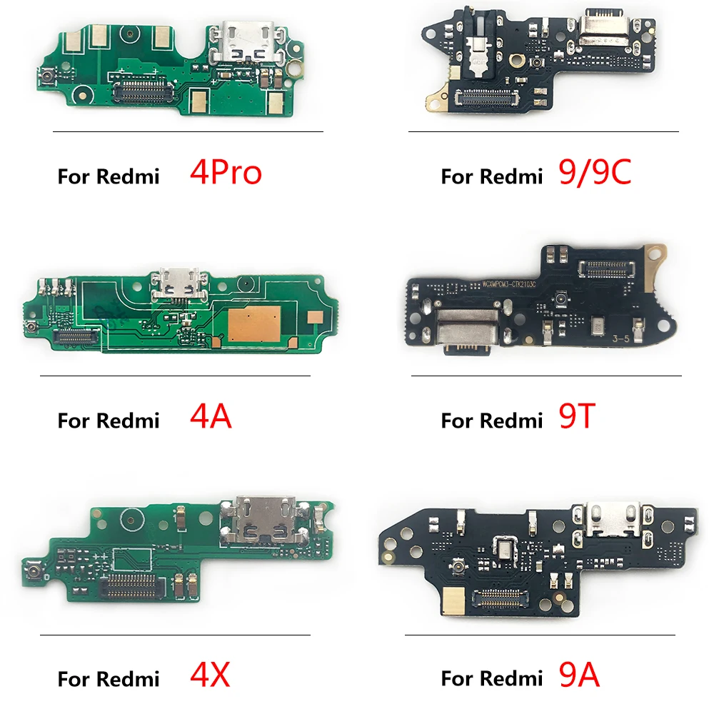 

20 шт. USB порт для зарядки микро-док-станция разъем плата гибкий кабель для Xiaomi Redmi 5 5A 6 6A 7 7A 8 8A 9 9A 9C 9T K30 Замена