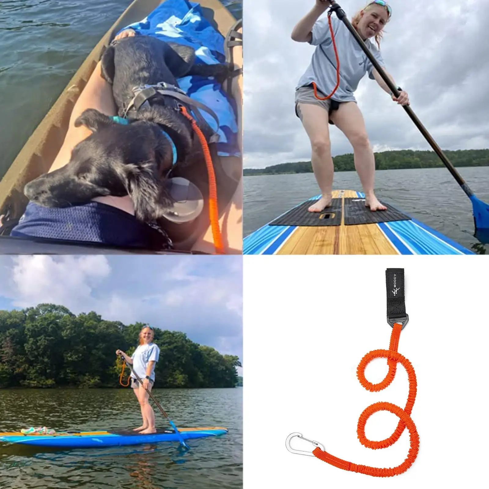 Correa elástica para remo de Kayak, correa para tabla de surf, cordón para surf, cuerda en espiral para pesca en barco, accesorios de cuerda para caña de remo, amarre Po N1j1