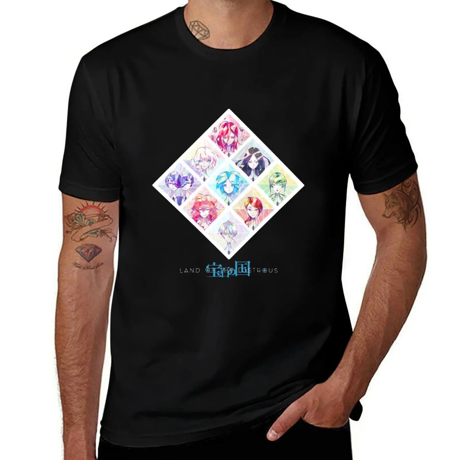 

Houseki no Kuni gems T-Shirt man tshirt t shirts for man cotton T-Shirt