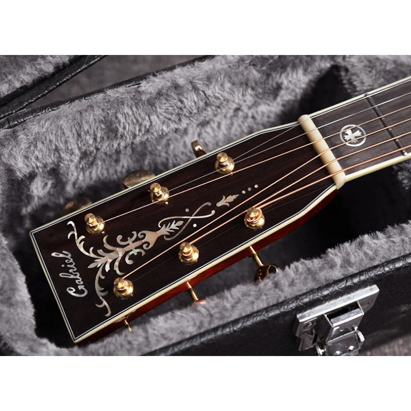 Gabriel guitar oem GR65W made in China electro musical instruments 41 inch cutaway semi acoustic electric guitar