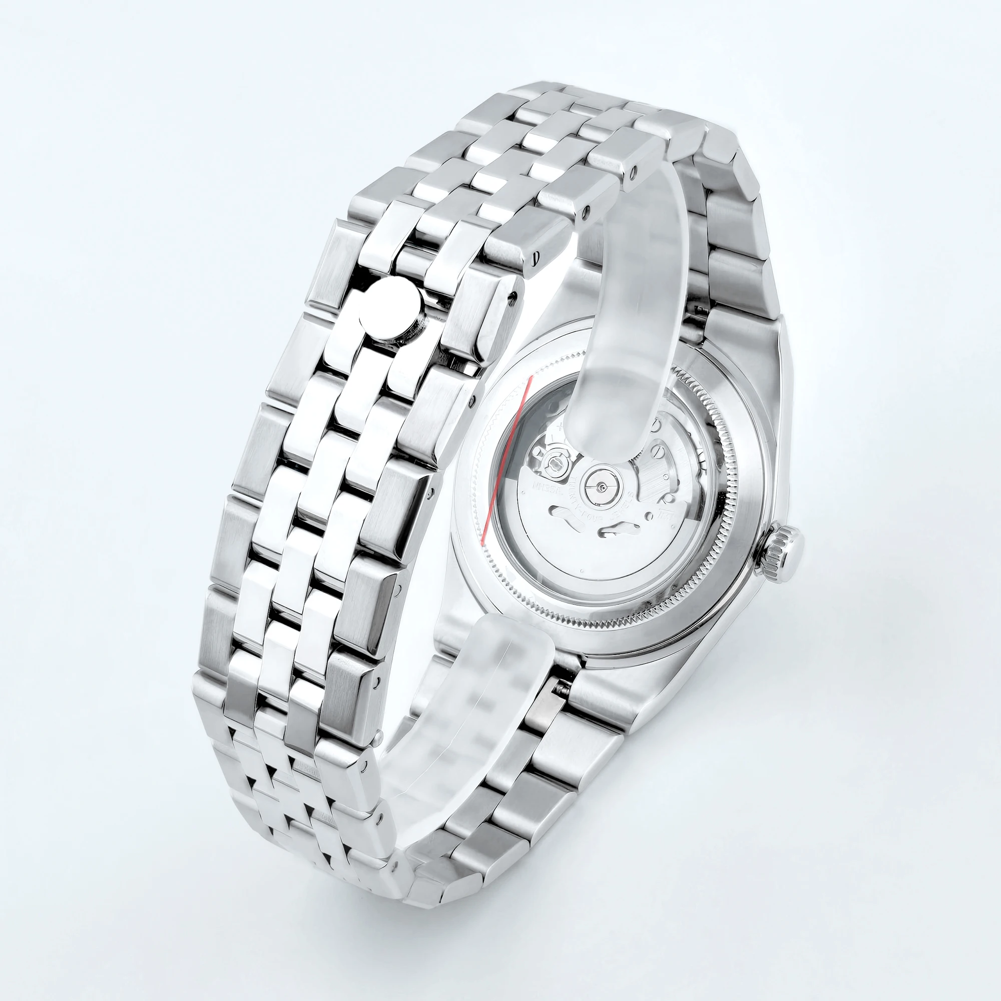 40mm Custom NH35A Miyota Sport 10ATM   Watch Case Sapphire Glass Luminous Deployant Clasp Deepwaterproof