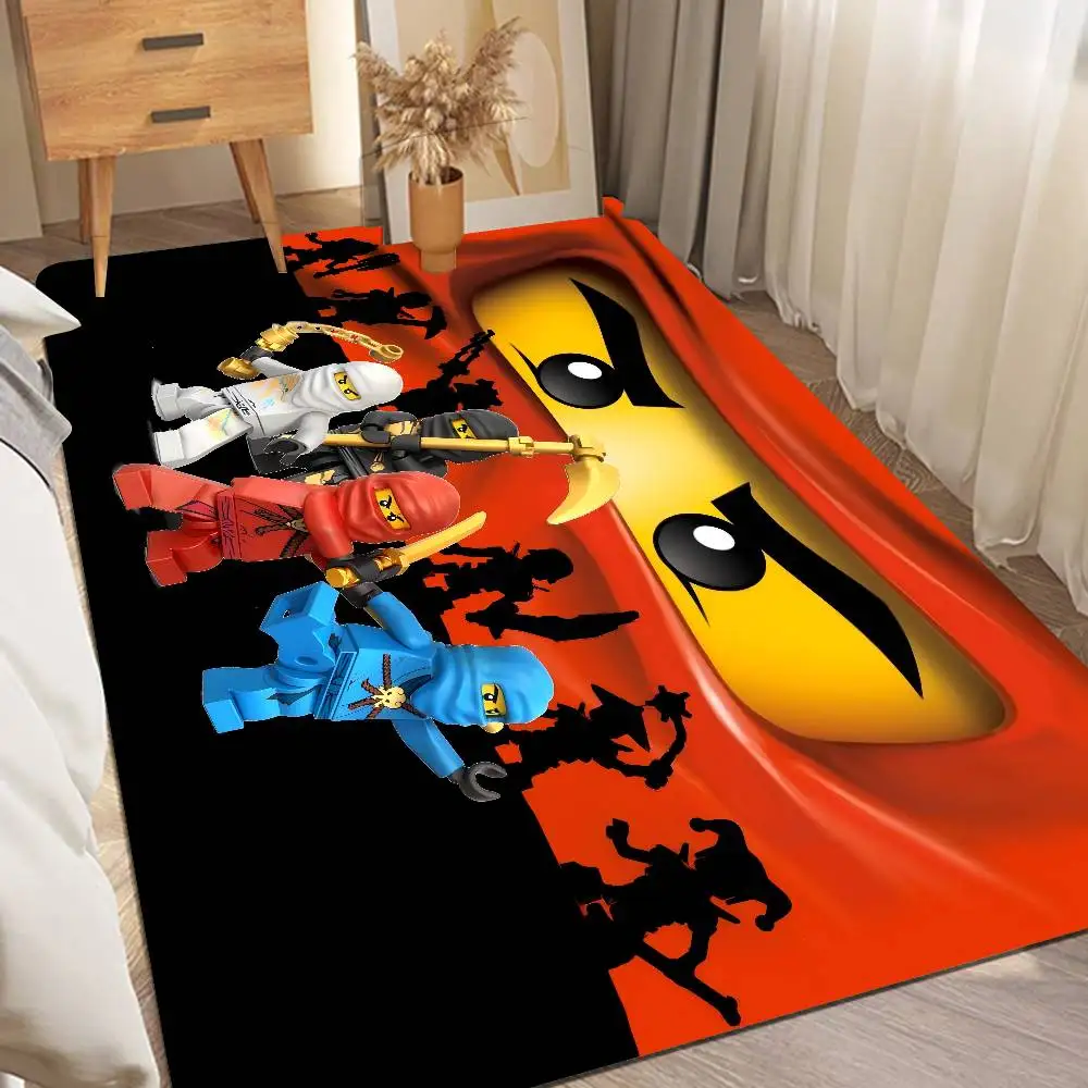 الكرتون N-NinjagoS سجادة باب مدخل الشمال نمط غرفة نوم غرفة المعيشة ممسحة شرفة المنزل المضادة للانزلاق ديكور المنزل الحديث #1