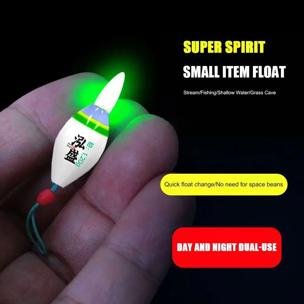 New Led Electronic Fishing float 311 battery Slip Drift Tube Rock fishing Floats Green light Indicator Bobbers Night fishing