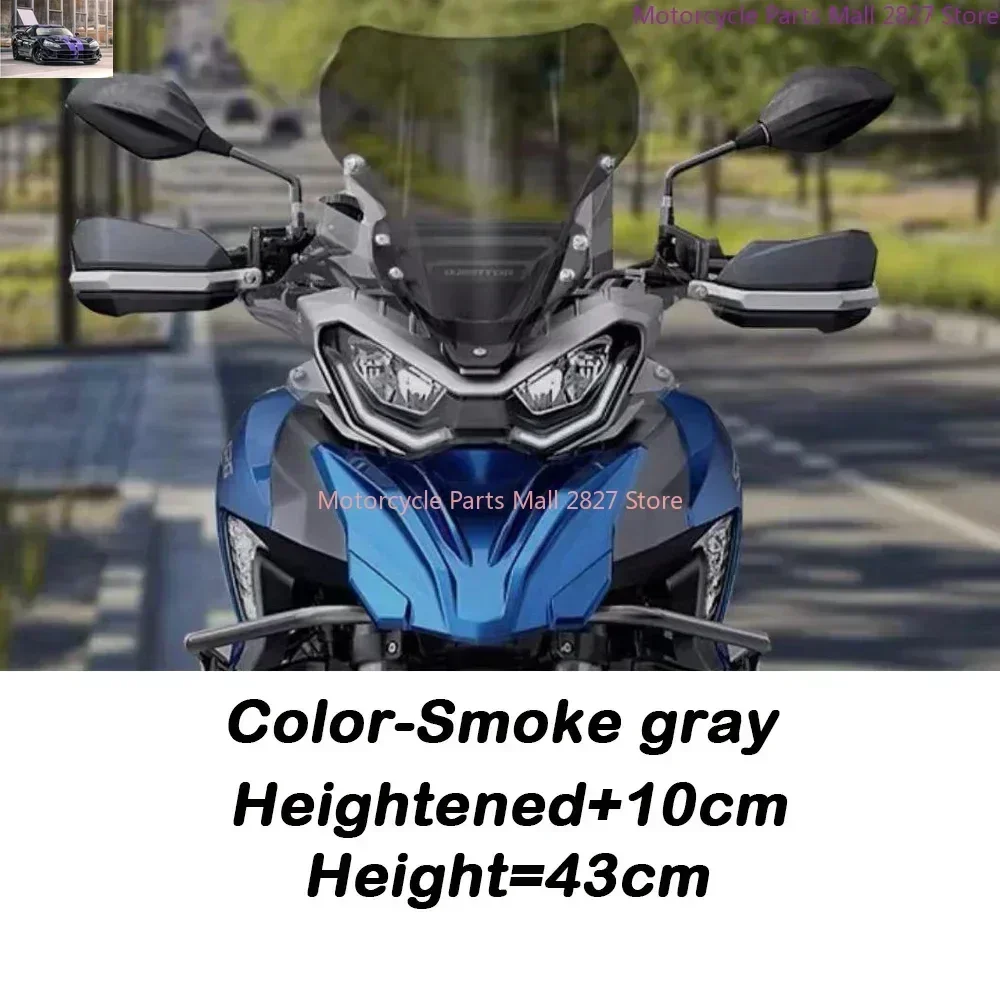 SRT800X Accessories Motorcycle Heightened Windshield For QJMOTOR QJ SRT800 SRT750 QJ750-7A 750X 800X QJ SRT 800X Windshield